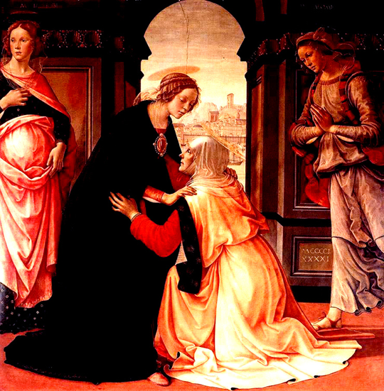 The Visitation by Ghirlandaio, 1491