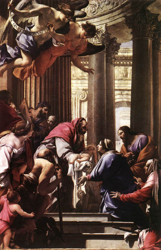 Presentation in the Temple by Simon Vouet